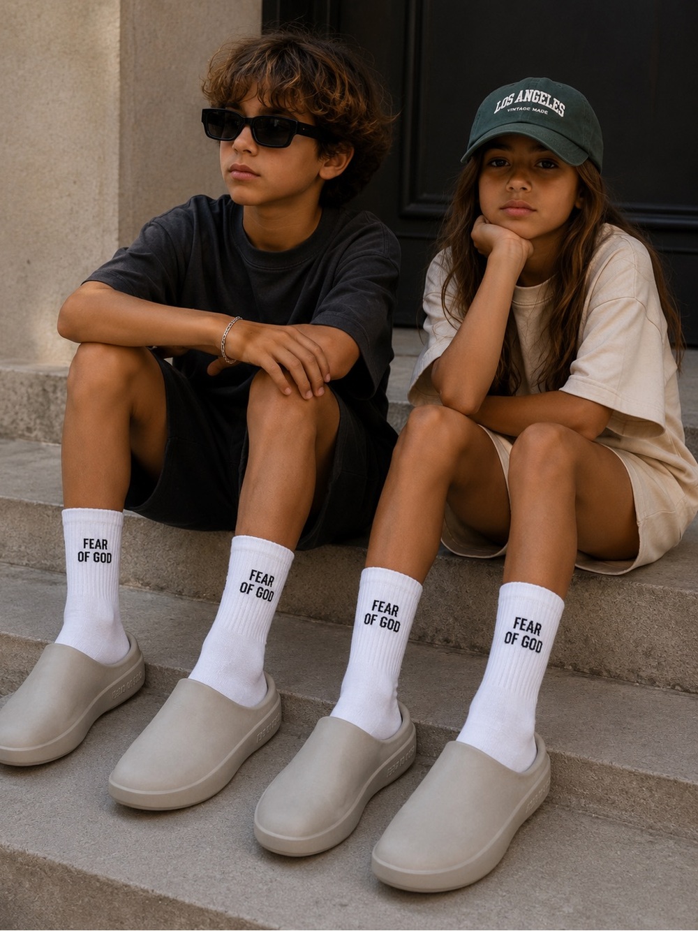Fear of God Kids Rubber Clogs - Size 2